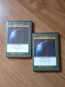 The Great Courses - Basic Math Part 1&2 , Dvd Very Good.D2 - Picture 1 of 6