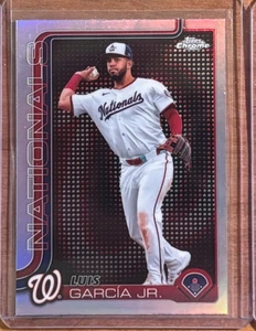 2025 Topps Chrome Luis Garcia Jr #269 Light Board Logo Refractor SSP Nationals - Bild 1 von 2