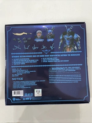 Boneco Batman DC Beast Kingdom Dark Nights Metal Dah-070 the Merciless - Caixa Aberta - Imagem 1 de 3