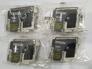(4pcs)Genuine Epson T0341  Print  Ink Cartridges for Stylus Photo 2200 - Picture 1 of 2