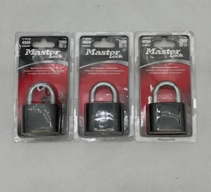 Brand New Master Lock 178D - Set-Your-Own Combination Padlock (3- Pack) - Picture 1 of 3