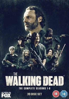 The Walking Dead Season 1-8 (DVD) (UK IMPORT) - Image 1 of 3