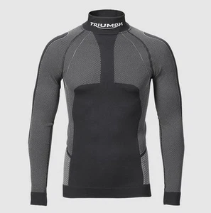 Maglia Tecnica Maniche Lunghe Originale Triumph Base Layer Top Black MFNA2059 - Imagen 1 de 3