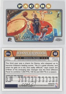 2008-09 Topps Chrome Refractor Danny Granger #48