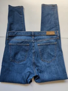 Pantalones de mezclilla ajustados Big Star Omni Lift & Tick talla 30x30 elásticos tiro alto lavado oscuro - Imagen 1 de 12