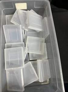 10 - Auténticas - Fundas Cartucho Transparente para Game Boy Game Boy Color GBA Nintendo - Imagen 1 de 1