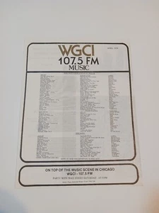 WGCI 107,5 FM MUSIK) APRIL 1978) MUSIKUMFRAGE - Bild 1 von 2