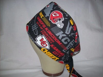 Men/Women Surgical Scrub Cap Lined Kansas City Very Cool 100% Cotton - Image 1 of 3