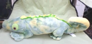 Kohl’s Cares Chamäleon Leguan Eidechse Plüsch 19 Zoll grün gelb blau Reptil - Bild 1 von 7