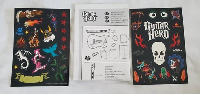Guitar Hero Stickers Neversoft Redoctane Budcat Vicarious Unused Activision 2008 - Image 1 of 4