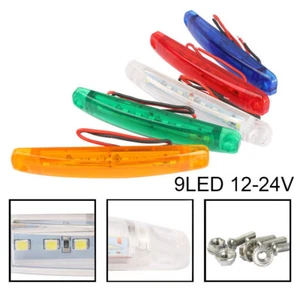 10pcs LED Side Clearance Marker Light Bright Amber for Car Truck Trailer Pickup - Picture 1 of 19