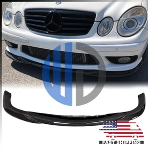 Labio delantero de fibra de carbono estilo GH para Mercedes-Benz W211 E55 2003 2004 2005 - Imagen 1 de 6