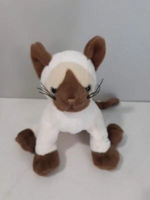 Ganz Webkinz Siamese Cat Kitten HM160 Plush Stuffed Animal Toy Friend NO CODE - Image 1 of 4