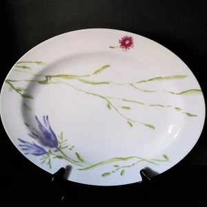 Bernardaud FLORA Large Oval Serving Platter Floral China Porcelain France - Picture 1 of 5