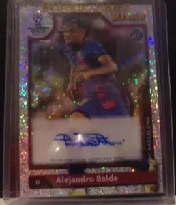 2021-22 Topps Merlin Chrome Uefa Alejandro Balde RC Autograph /150 Sparkle A-AB - Picture 1 of 2