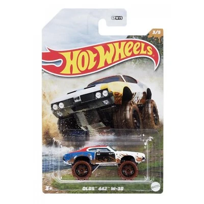 Hot Wheels Fango Runner Olds 442 W30 HDH09 Macchinine Metallo Mattel Collezione  - Immagine 1 di 2