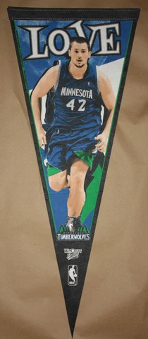 2008 Minnesota Timberwolves Kevin Love 30x12 Pennant Cover