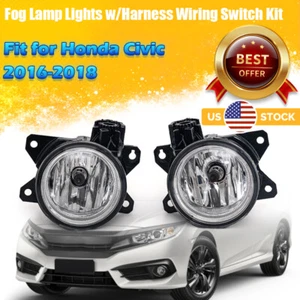 Faros antiniebla faros de parachoques delanteros para Honda Civic 2016-2021 Accord 2013-2015 cupé - Imagen 1 de 11