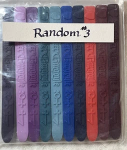 Atelier Gargoyle Flexible Sealing Wax NOS - RANDOM #3 DARK SPECTRUM - 10 STICKS - Bild 1 von 1