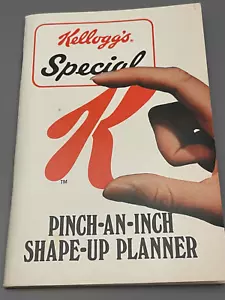 Kellogg's Special K Pinch-An-Inch Shape-Up Planner (1981) SCARCE - Picture 1 of 5