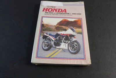 Nuevo libro de servicio CLYMER para Honda INTERCEPTOR VF700F VF750F VF1000F # M349 Foto 1 de 4
