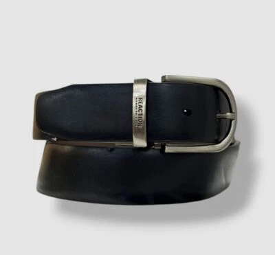 Cinturón de vestir reversible Kenneth Cole para hombre negro marrón imitación cuero talla M 34-36 Foto 1 de 4