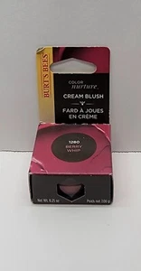 Burt's Bees Color Nurture Cream Blush - #1280 Berry Whip New In Box - Picture 1 of 2