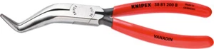 Knipex 38 81 200 B, 8" Long Nose Pliers without Cutter-Double Angled - Picture 1 of 1