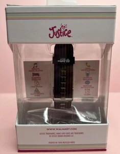 Justice Kids SmartWatch Rectangular Face W/black Rainbow Stripes - Picture 1 of 4