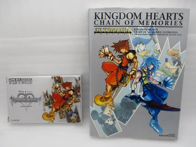 GBA Kingdom Hearts Chaîne Des Souvenirs Avec Boîte Et Guide Japon KH - Photo 1/4