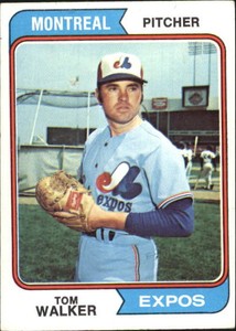1974 Topps #193 Tom Walker Montreal Expos VG-EX D14121 - VG-EX