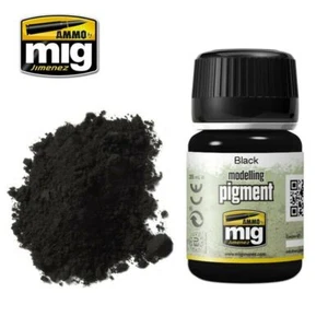 AMMO BLACK COLOR PIGMENT Superfine pigment for modelling 35ml AMIG3001 - Picture 1 of 1