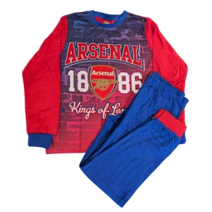 Pijama de fútbol para niños Arsenal - Pijamas personalizados para niños Prendas para dormir Artilleros - Imagen 1 de 9
