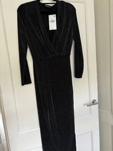 Sparkly Black Dress - New Size 10 - Picture 1 of 4