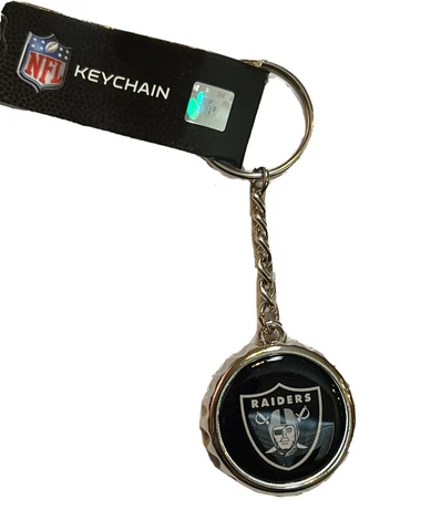 NFL Las Vegas Raiders  Bottle Cap Opener Key Ring Cover