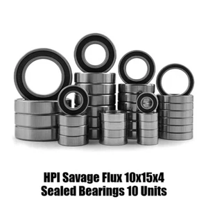 Für HPI Savage Flux 10x15x4 abgedichtete Lager 10 Stück - Bild 1 von 4