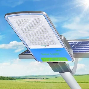 500W Solar Street Lights Outdoor Waterproof, 6500K 50000LM Outdoor LED Street - Picture 1 of 7