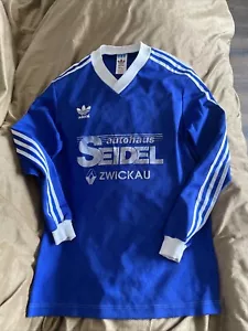 Rarität Vintage FSV Zwickau Matchworn #11 Trikot Adidas Gr. L 90er - Bild 1 von 7