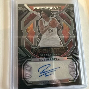 2022-23 Panini Obsidian Magmatic Signatures Electric Etch Purple Robin Lopez /75 - Picture 1 of 2