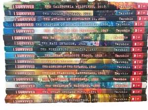 Lot of 16 I SURVIVED Books Series by Lauren Tarshis Set Paperback Scholastic - Picture 1 of 1