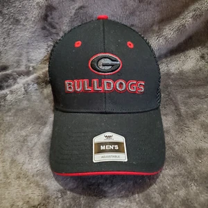Genähte Georgia Bulldogs Baseball Cap Fan Favorit Snapback Mütze rot schwarz - Bild 1 von 10