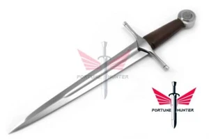 Custom Handmade 5160 Carbon Steel Norman Dagger Sword Viking Sword W/ Scabbard - Picture 1 of 5