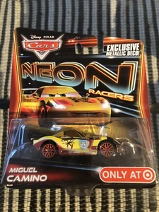 Nuevo Retirado 2013 Disney Pixar Cars Neon Racers Miguel Camino Exclusivo Deco - Imagen 1 de 4