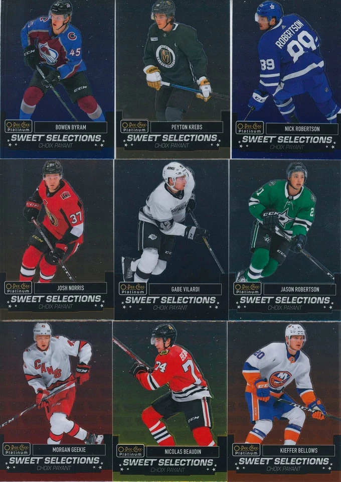 U PICK EM LOT 2020-21 20-21 O-Pee-Chee OPC Platinum SWEET SELECTIONS card set - Image 1 of 1