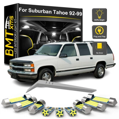 22 внутренние светодиодные лампы для Chevrolet Tahoe Suburban 1992-1999 белые - Изображение 1 из 4