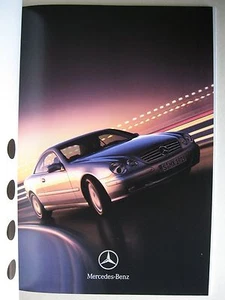 Brochure Mercedes Coupe C215 CL 500 CL 600 modelli 1999 tedesco - Foto 1 di 3