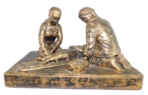 Escultura de bronce cepillado de técnicos médicos de emergencia/EMS de West Art - Imagen 1 de 9