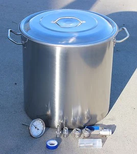 CONCORD Home Brew Kettle Kit hágalo usted mismo Acero Inoxidable Cerveza Stock Olla con Accesorios - Imagen 1 de 2