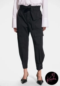 Decjuba Quinn Cargo Pant  Black Size 10 - Picture 1 of 8