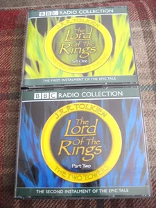 LORD OF THE RINGS PARTS 1 & 2 CD BBC RADIO COLLECTION AUDIOBOOKS ALL MINT DISCS - Picture 1 of 6
